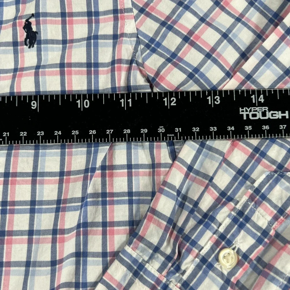 Ralph Lauren Shirt Size 3T White Plaid Long Sleeve Button‎ Down Sunday Dress